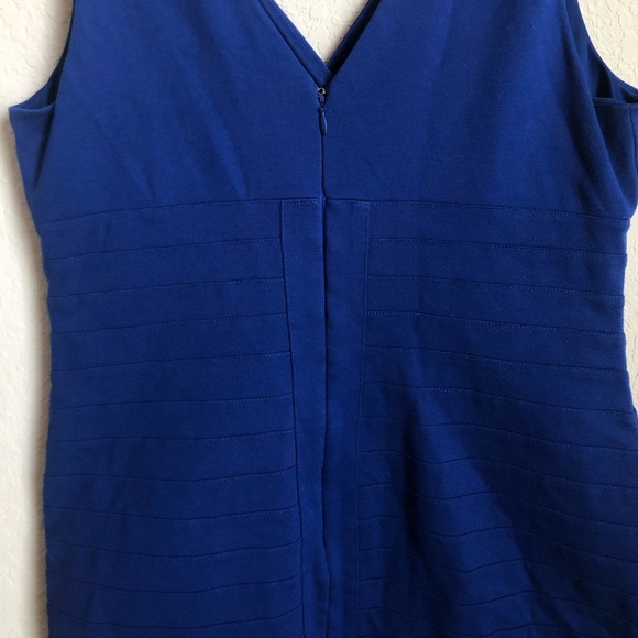 Express Royal Blue Cocktail Dress Size Large - Picture 3 of 7